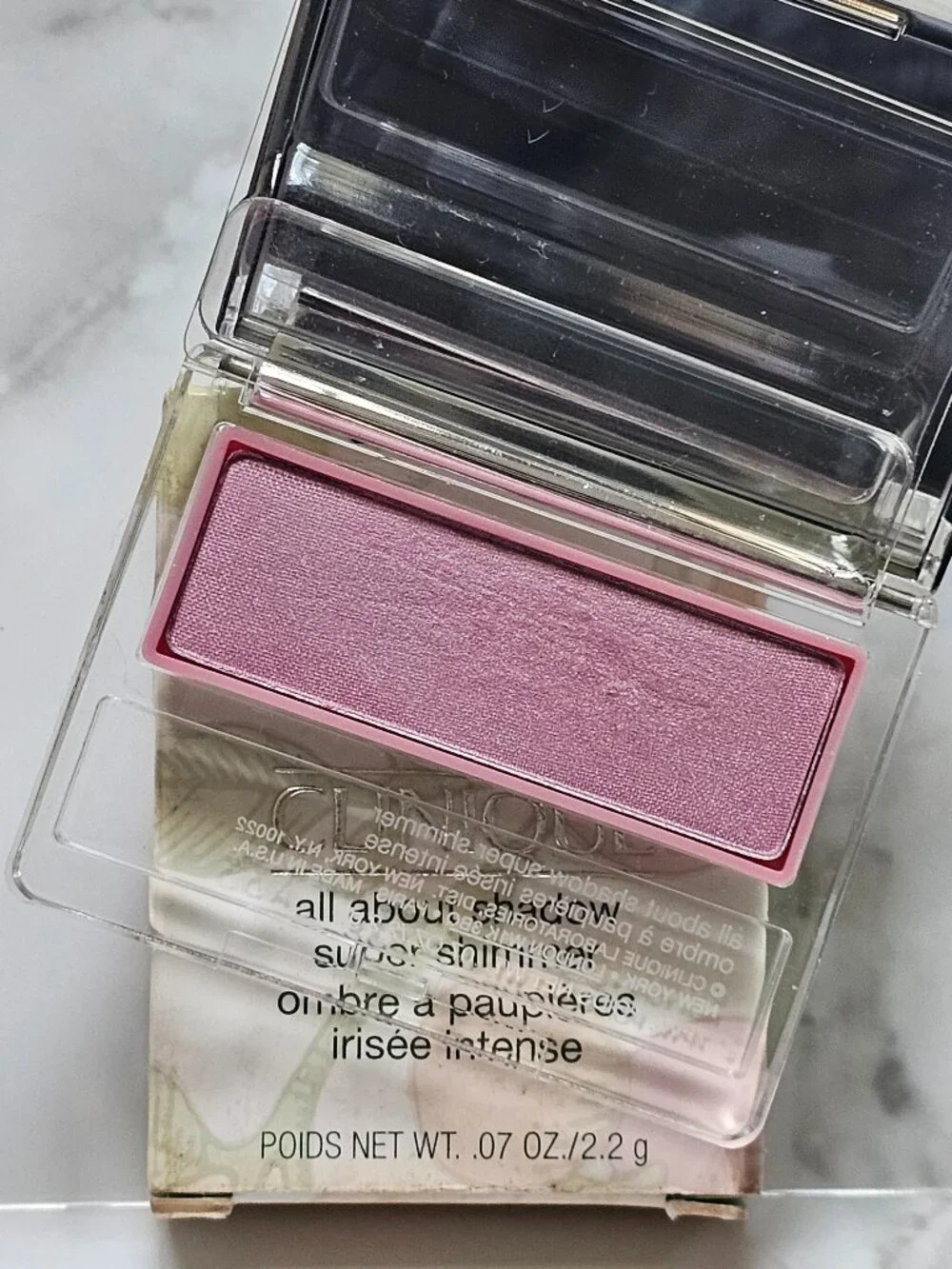 Clinique BUBBLE BATH All About Shadow Super Shimmer (0.07 oz.)
